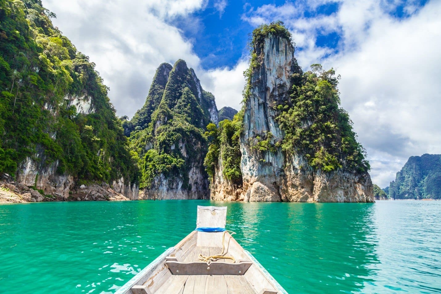 Cheow Lan Lake-in Khao Sok National Park, Thailand