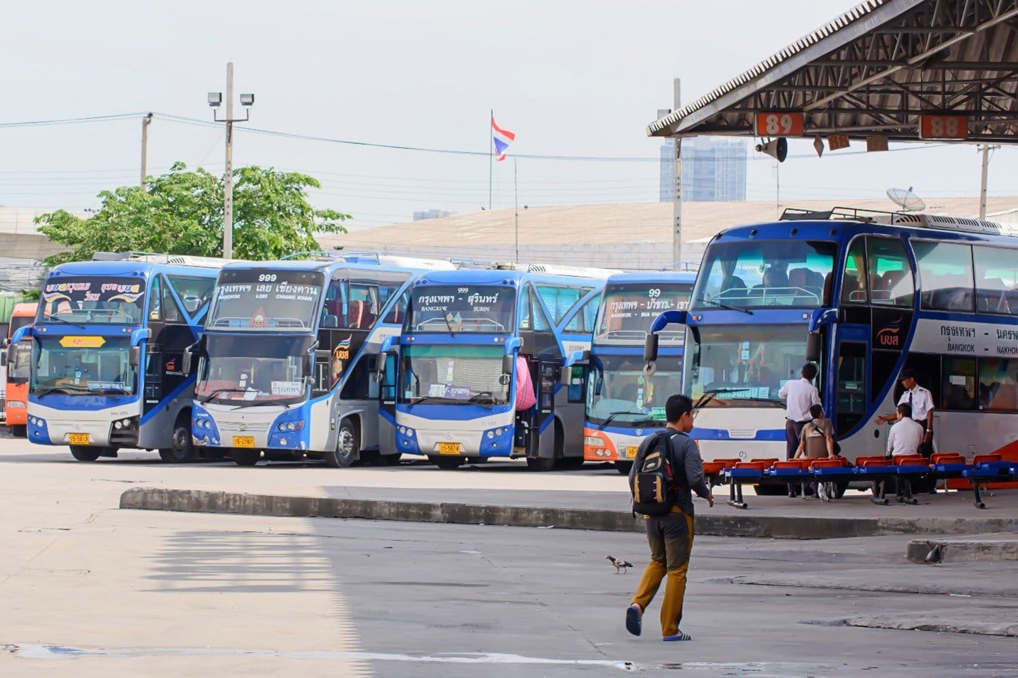 Bus Terminal in Bangkok, Thailand-Mo chit Bus Terminal