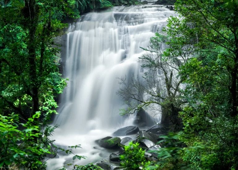 Sirithan Waterfall at Doi Inthanon National Park in Thailand