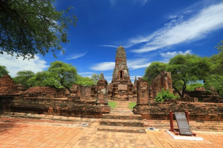 Wat Phra Ram in Ayutthaya Historical Park-Thailand