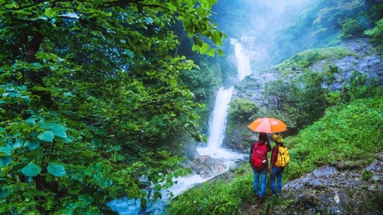 Mae-Pan Waterfall at Doi Inthanon -Chiang Mai inn Thailand